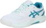 ASICS Gel-dedicate 8 tennisschoenen wit turquoise - Thumbnail 4