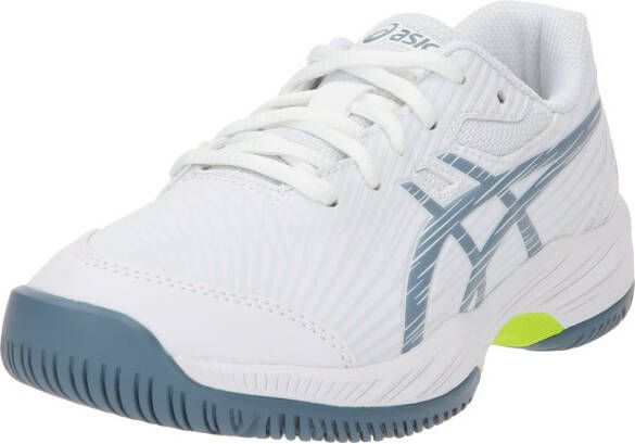 ASICS Gel-Game 9 GS Tennisbannen Schoenen White Steel Blue Kinderen - Foto 2