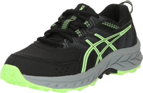 ASICS Pre Venture 9 Zwart Groen Trailschoenen Kinderen - Foto 4