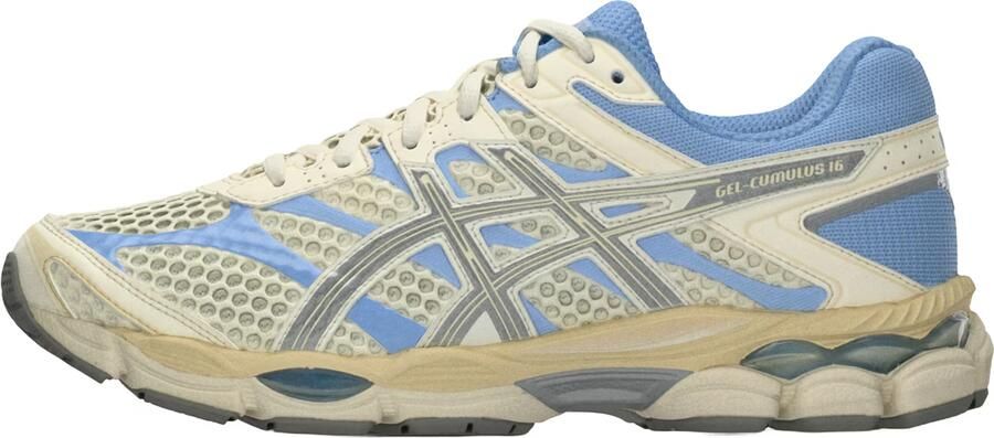 ASICS SportStyle Sneakers laag 'GEL-CUMULUS 16' hemelsblauw pasteelgeel zilvergrijs - Foto 5