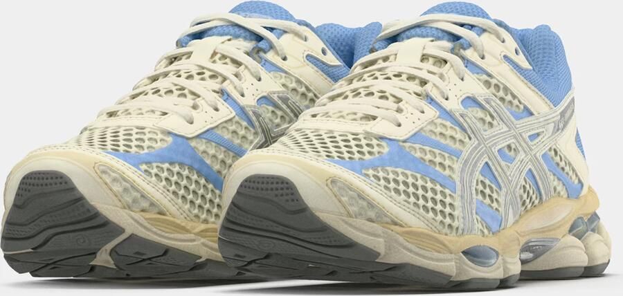 ASICS SportStyle Sneakers laag 'GEL-CUMULUS 16' hemelsblauw pasteelgeel zilvergrijs - Foto 9