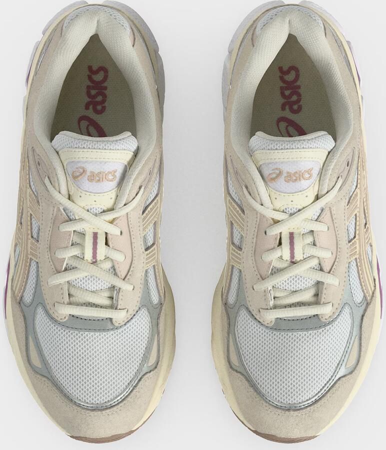 ASICS SportStyle Sneakers laag 'GEL-NYC 2.0' beige duifblauw pasteelgeel wit - Foto 8