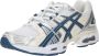 ASICS Witte Leren Sneakers met Yoke Design White Dames - Thumbnail 4