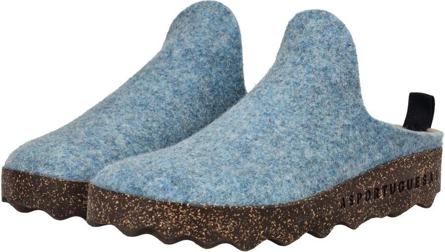 Asportuguesas Huisschoenen blauw gemêleerd - Foto 5