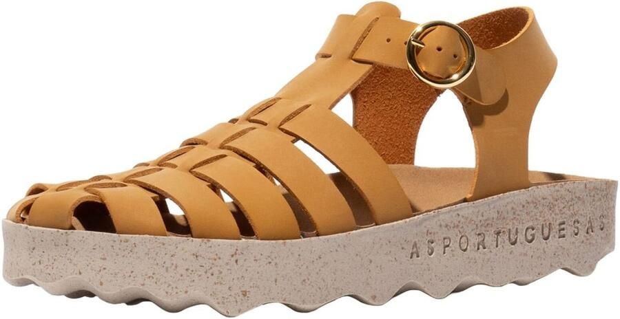 Asportuguesas Sandalen met sleehak
