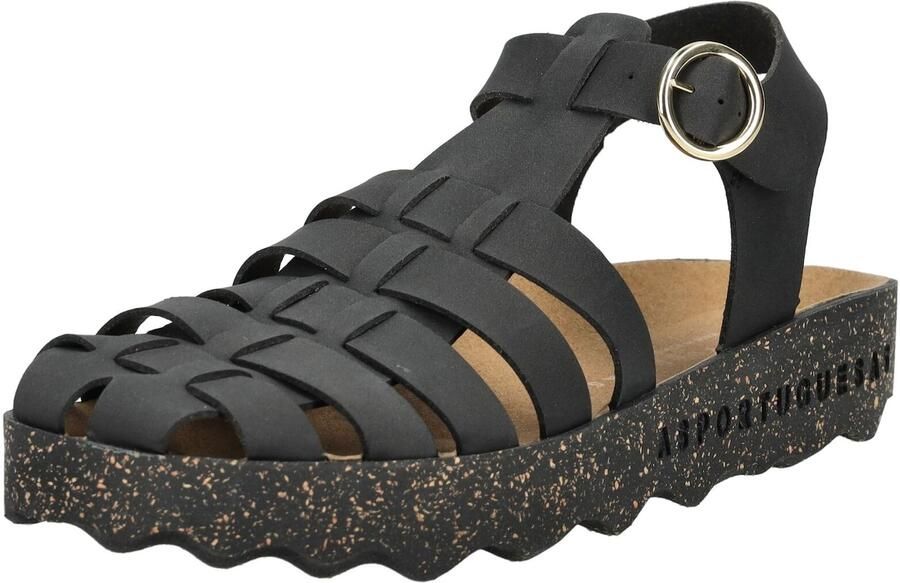 Asportuguesas CALIX Sandalen met hak Dames Sandalen Zwart