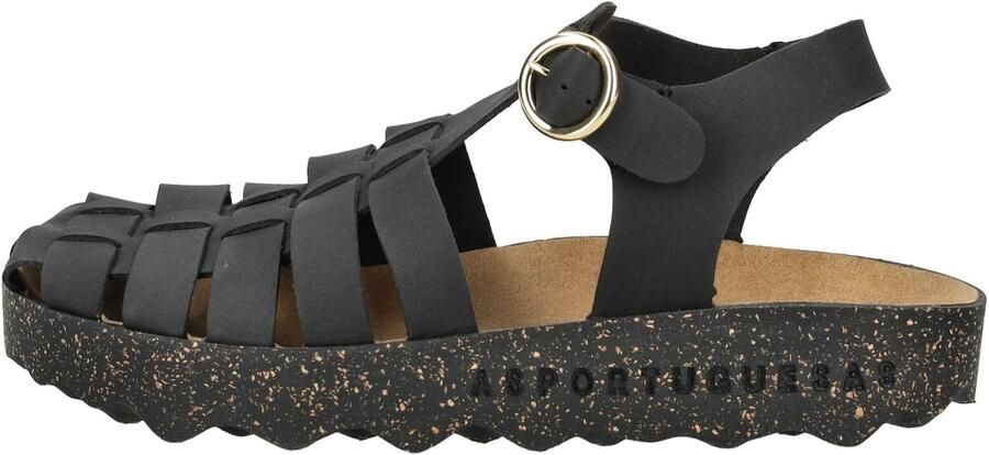 Asportuguesas CALIX Sandalen met hak Dames Sandalen Zwart - Foto 6