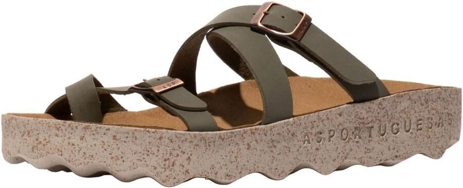 Asportuguesas Teenslipper olijfgroen