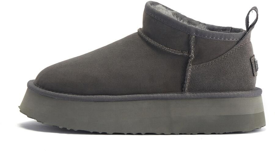 Australia Luxe Collective Boots ' COSY ULTRA SHORT PLATFOAM ' grijs