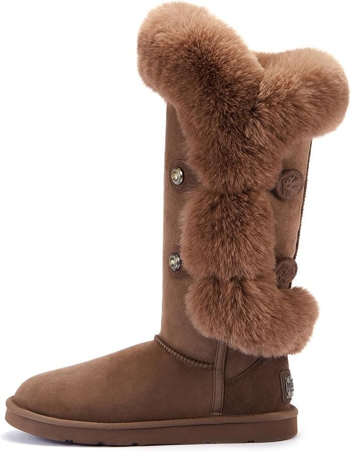 Australia Luxe Collective Boots 'NORDIC TALL' kastanjebruin