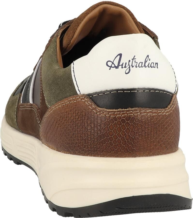 AUSTRALIAN FOOTWEAR Sneakers laag 'Grants' beige donkerbruin kaki zwart - Foto 11