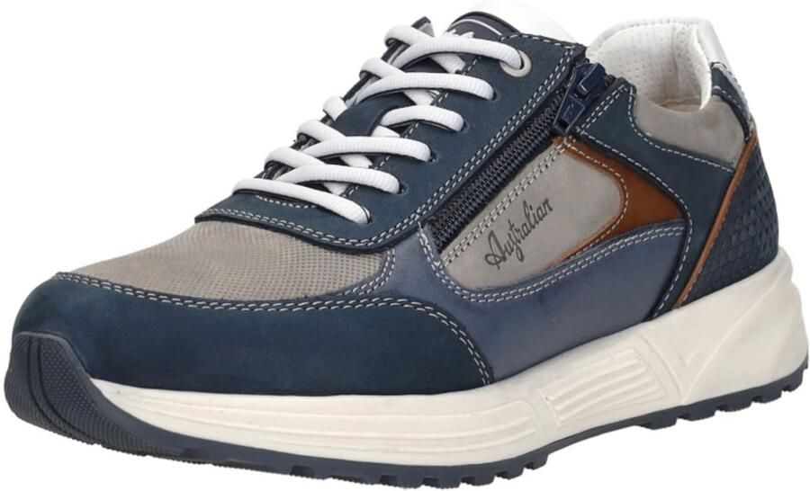 Australian Heren Sneakers Hawker Leren Lage sneakers Blauw - Foto 12