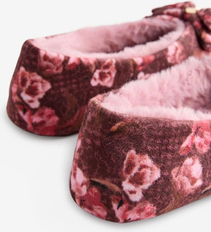 B by Ted Baker Huisschoenen chocoladebruin rosa wit - Foto 2