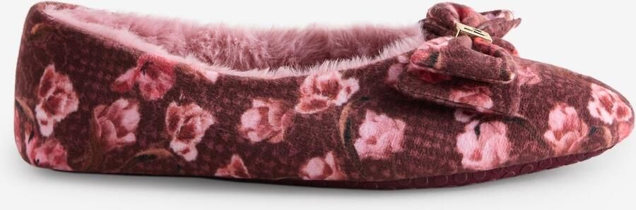B by Ted Baker Huisschoenen chocoladebruin rosa wit - Foto 6