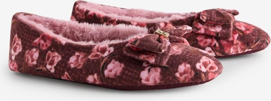 B by Ted Baker Huisschoenen chocoladebruin rosa wit - Foto 5