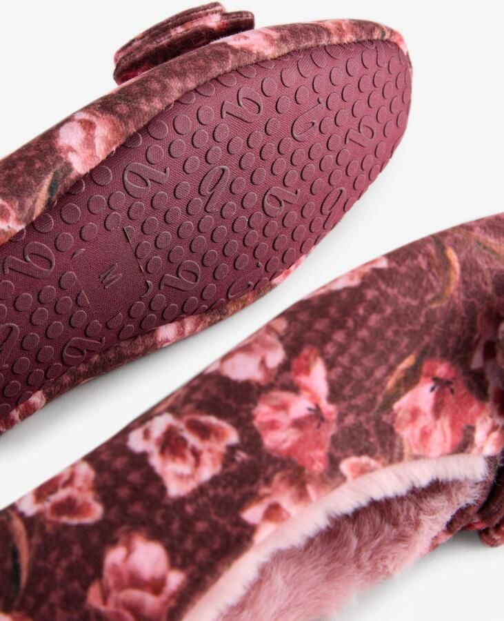B by Ted Baker Huisschoenen chocoladebruin rosa wit - Foto 3