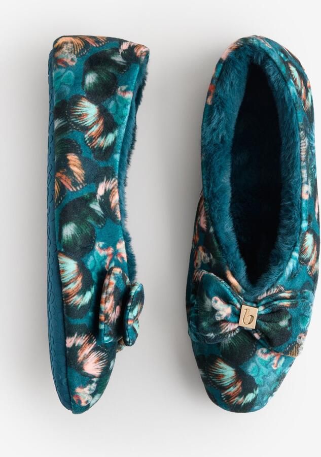 B by Ted Baker Huisschoenen turquoise cyaan blauw lichtoranje zwart - Foto 3
