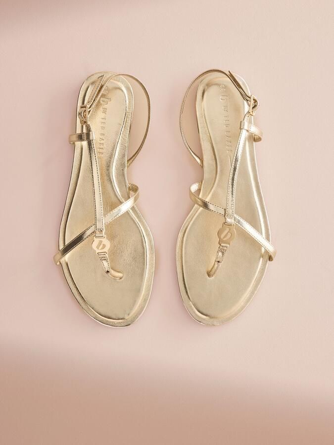 B by Ted Baker Teenslipper goud - Foto 2