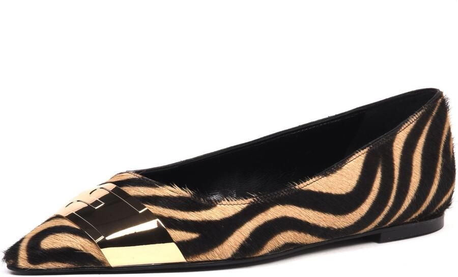 BALDININI Ballerina beige zwart