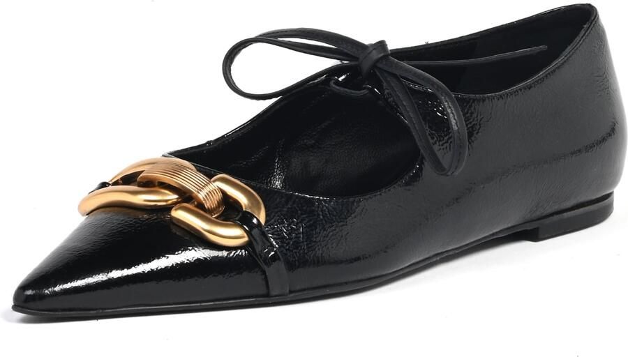 BALDININI Ballerina goud zwart
