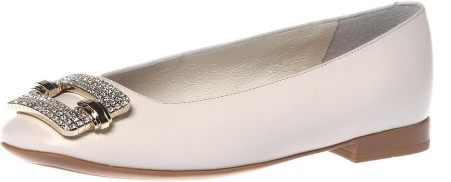 BALDININI Ballerina lichtbeige transparant