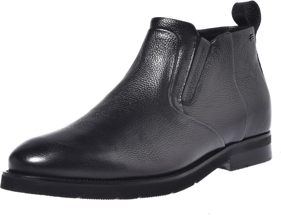 Baldinini Black tumbled leather ankle boots - Foto 2