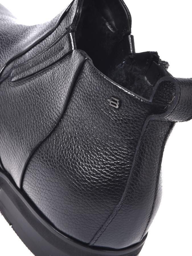 Baldinini Black tumbled leather ankle boots - Foto 5