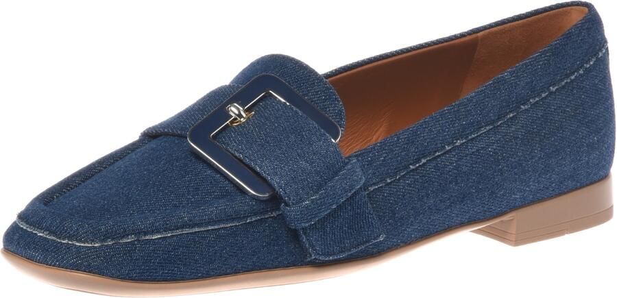 BALDININI Instappers blauw cognac
