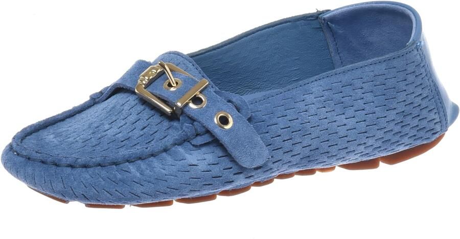 BALDININI Mocassins blauw gemêleerd