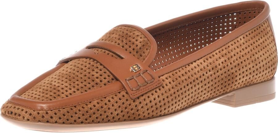 Baldinini Geperforeerde Suede Loafer