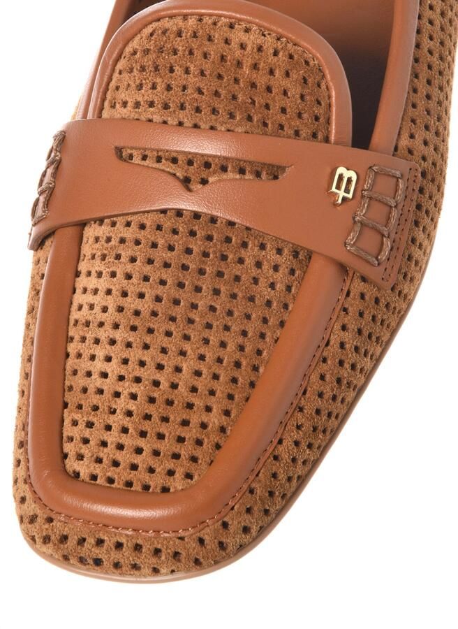 Baldinini Geperforeerde Suede Loafer - Foto 2