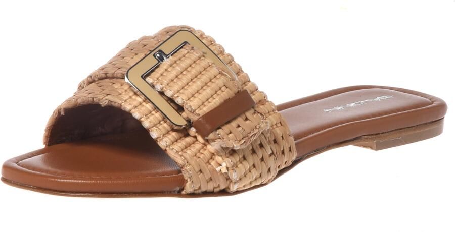 BALDININI Muiltjes beige cognac