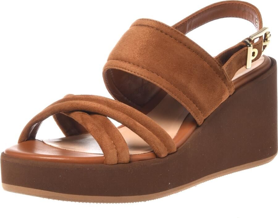 BALDININI Sandalen met riem cognac