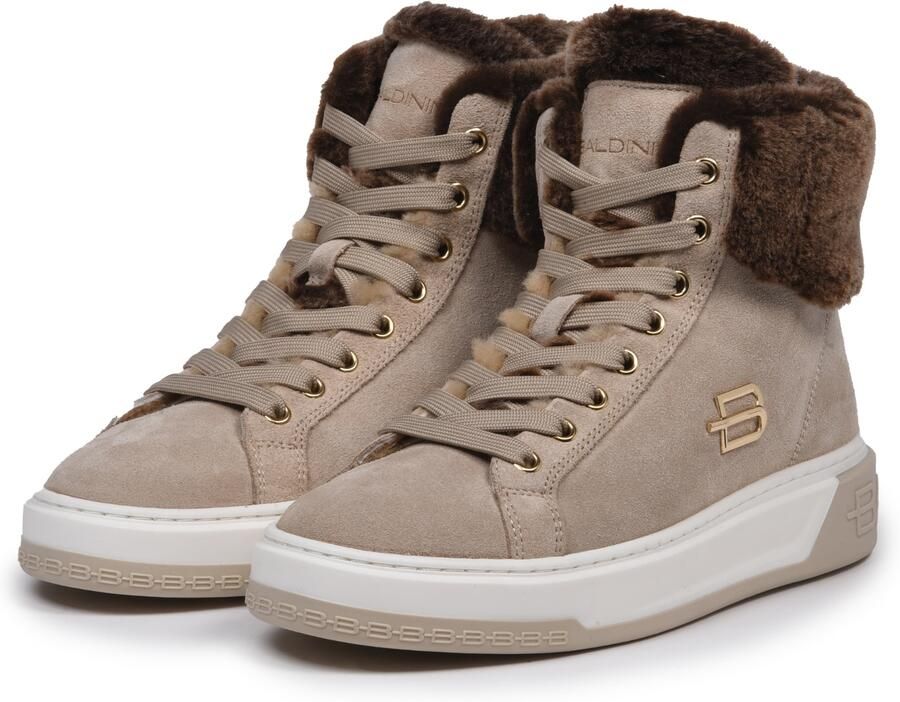 BALDININI Sneakers hoog beige bruin - Foto 2