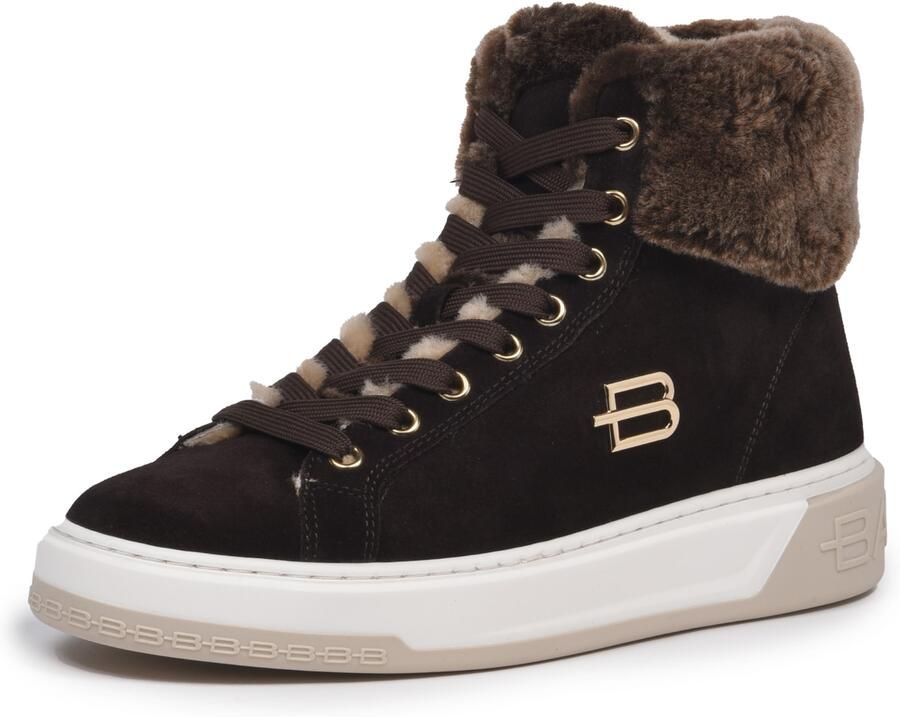 BALDININI Sneakers hoog bruin zwart