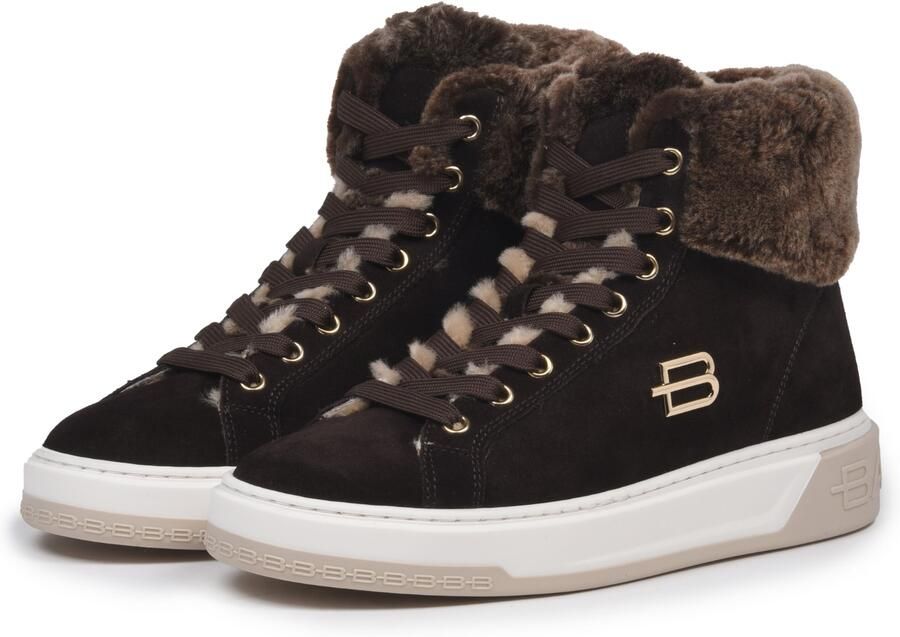 BALDININI Sneakers hoog bruin zwart - Foto 3