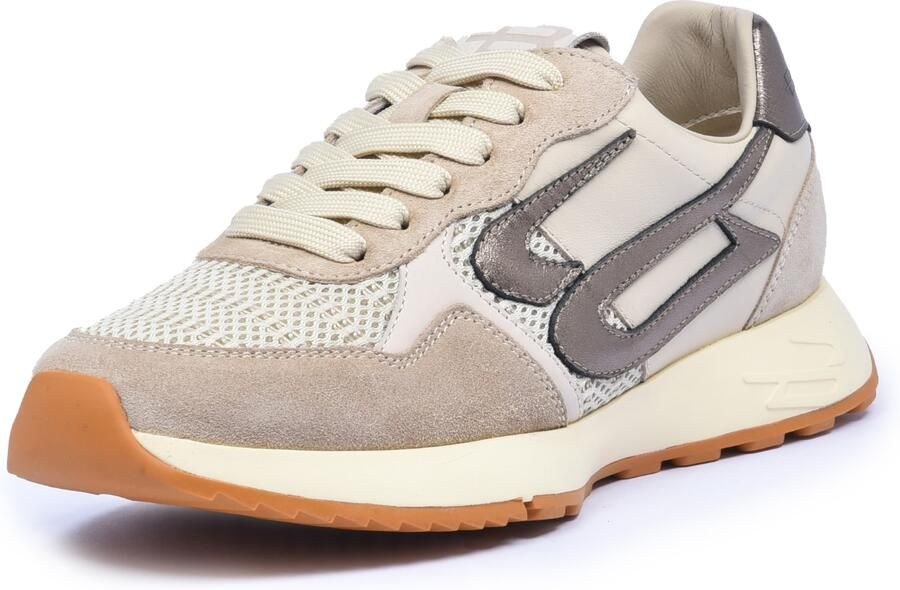 BALDININI Sneakers laag beige zilvergrijs