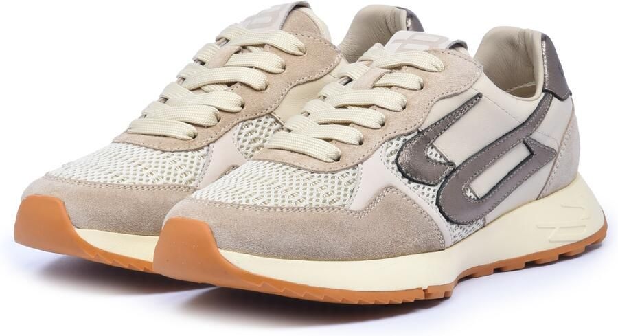 BALDININI Sneakers laag beige zilvergrijs - Foto 3