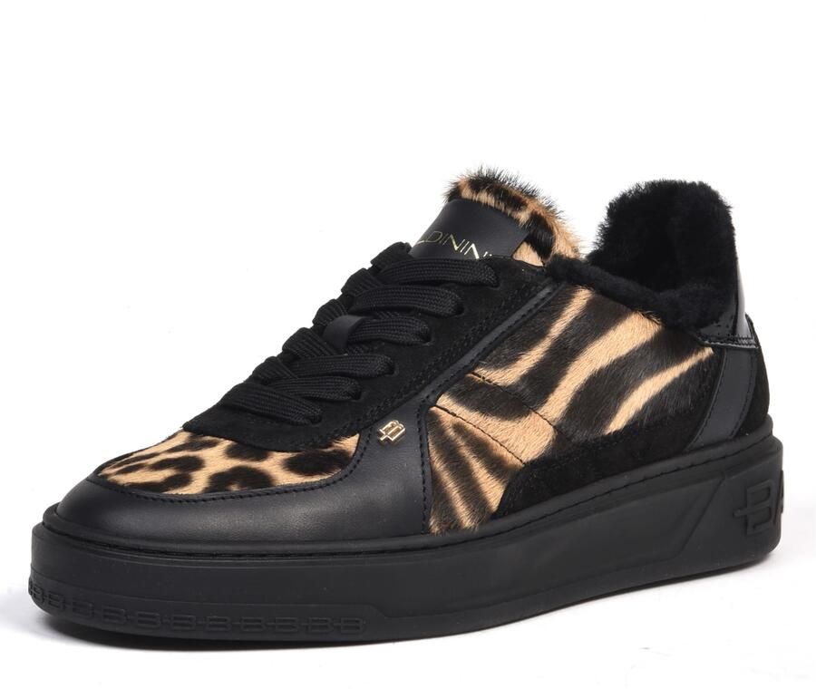 BALDININI Sneakers laag beige zwart