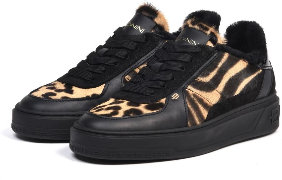 BALDININI Sneakers laag beige zwart - Foto 3