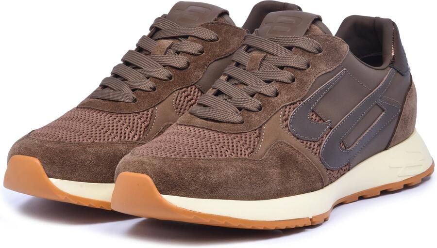 BALDININI Sneakers laag bruin rose-goud grijs - Foto 3