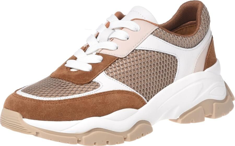 BALDININI Sneakers laag camel bruin wit