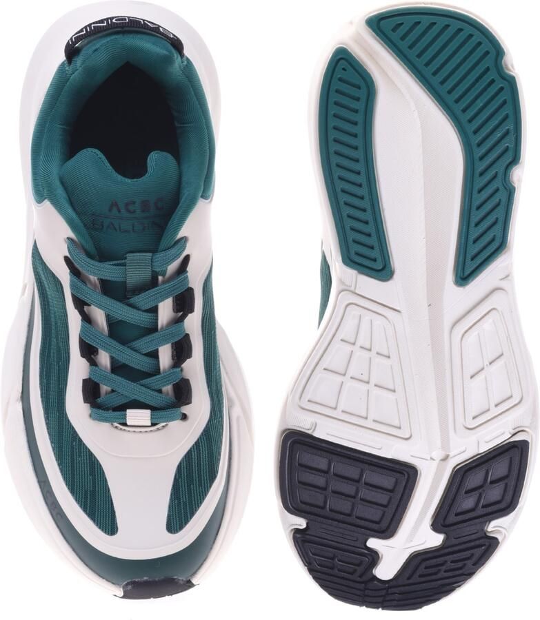 BALDININI Sneakers laag groen wit - Foto 3