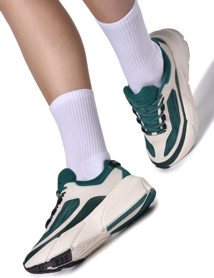 BALDININI Sneakers laag groen wit - Foto 4