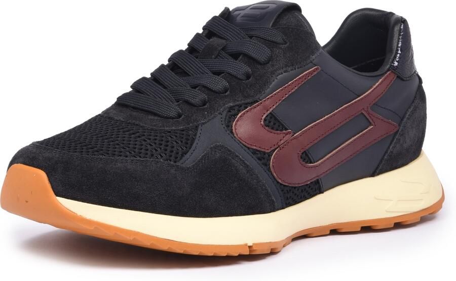 BALDININI Sneakers laag navy bruin