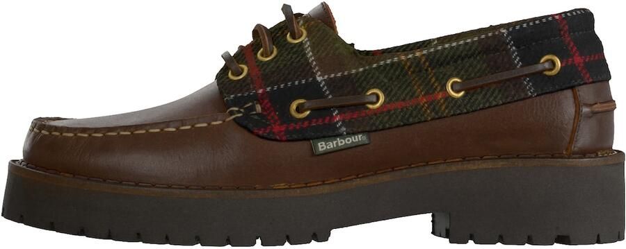 Barbour Veterschoen 'Darras' marine chocoladebruin olijfgroen rood - Foto 2