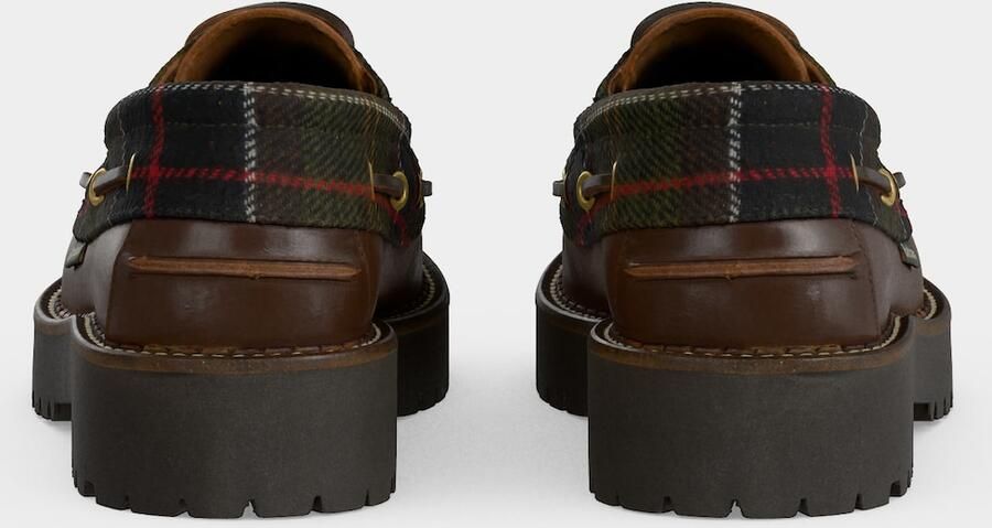 Barbour Veterschoen 'Darras' marine chocoladebruin olijfgroen rood - Foto 5