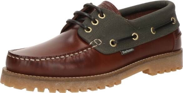 Barbour Leren Nautic Dekboot bruin - Foto 2