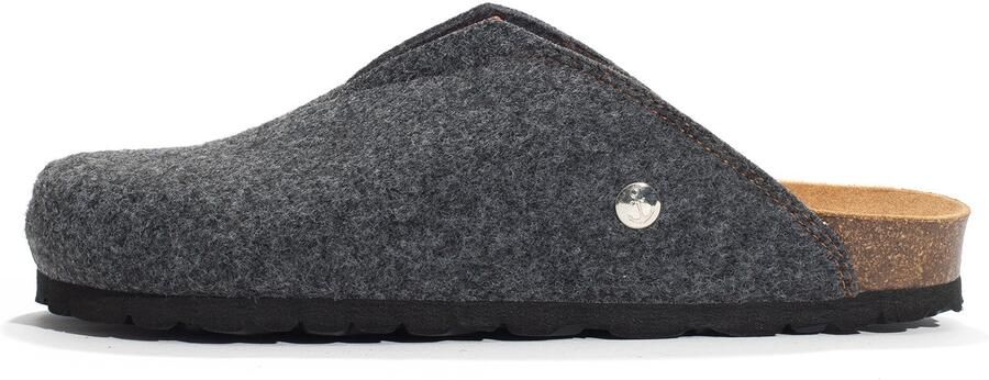 Bayton Clogs 'FUDJI' antraciet zwart