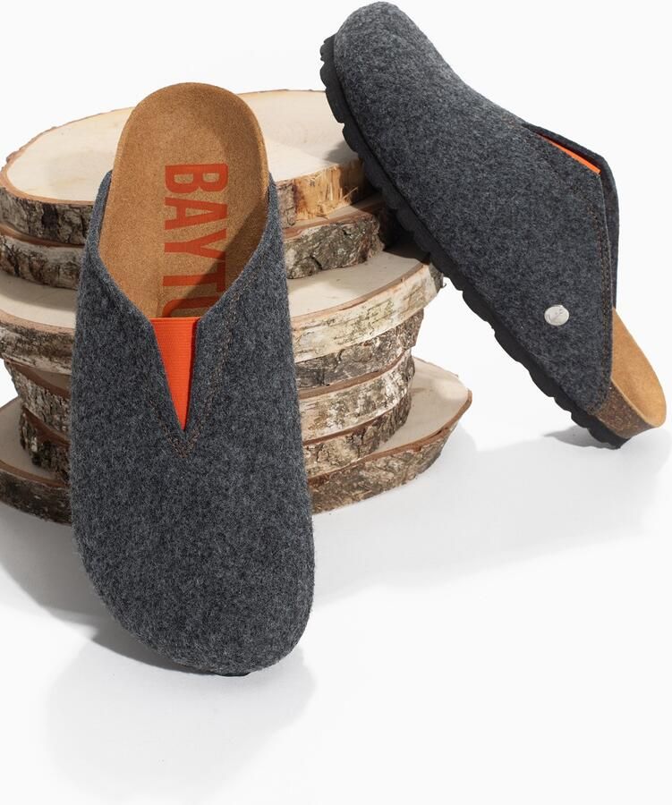 Bayton Clogs 'FUDJI' antraciet zwart - Foto 2